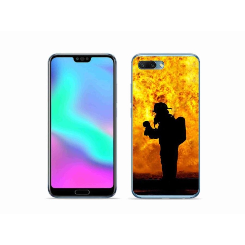 Zselés borítás mmCase a Honor 10 - tűzoltó számára