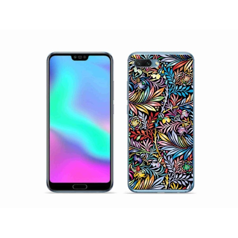 Zselés borítás mmCase a Honor 10 - virágok 5 számára