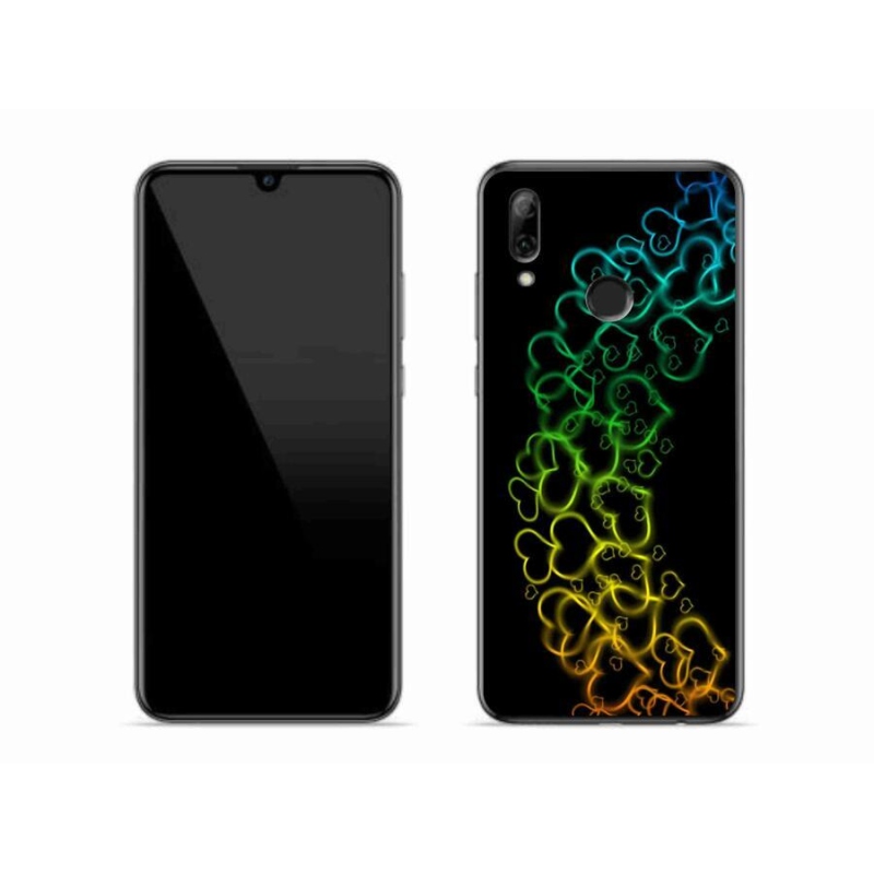 Zselés borítás mmCase a Honor 10 Lite készülékhez - színes szívek