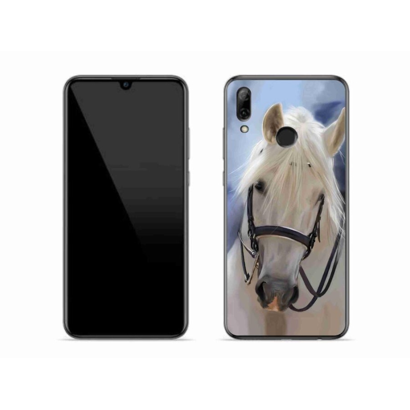 Zselés borítás mmCase a Honor 10 Lite készülékhez - fehér ló