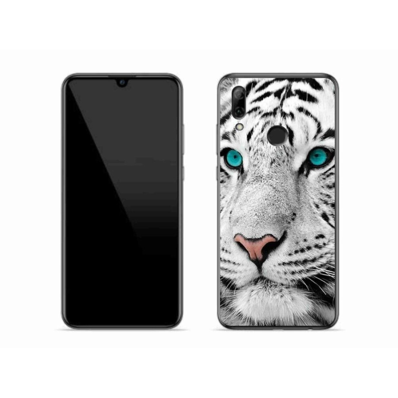 Gél borítás mmCase a Honor 10 Lite készülékhez - fehér tigris