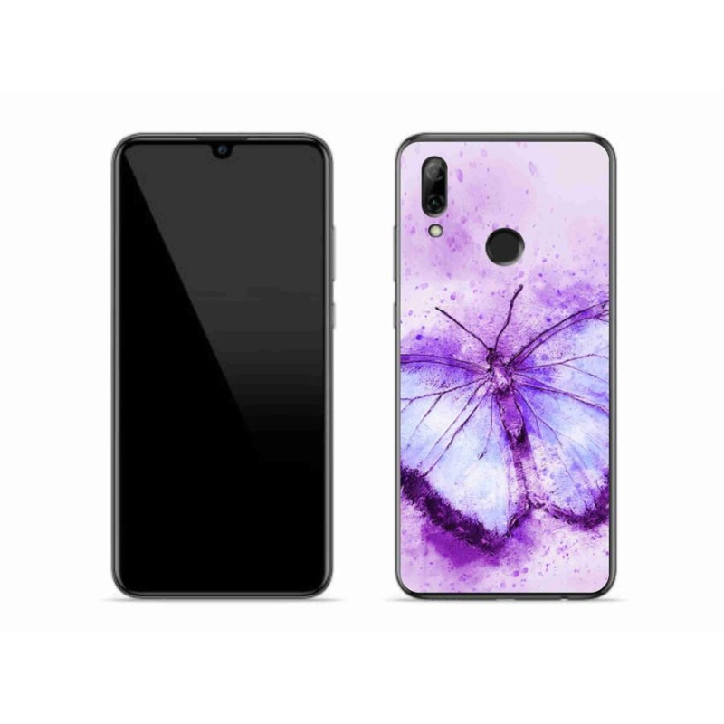 Zselés borítás mmCase a Honor 10 Lite készülékhez - lila pillangó