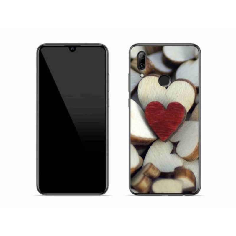 Gél borítás mmCase a Honor 10 Lite készülékhez - gravírozott piros szív