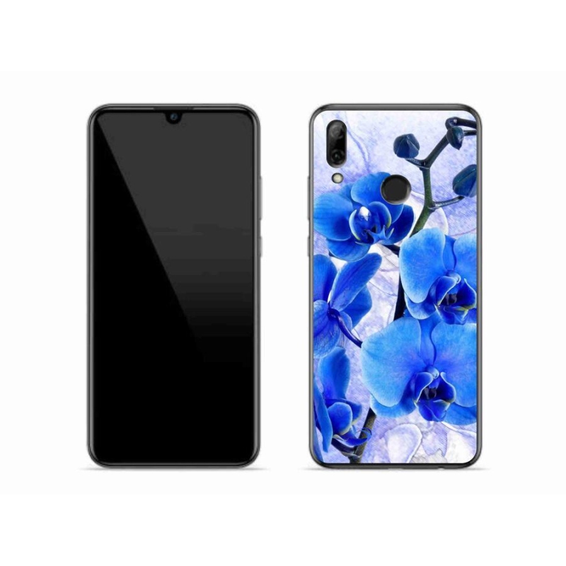 Zselés borítás mmCase a Honor 10 Lite készülékhez - kék virágok