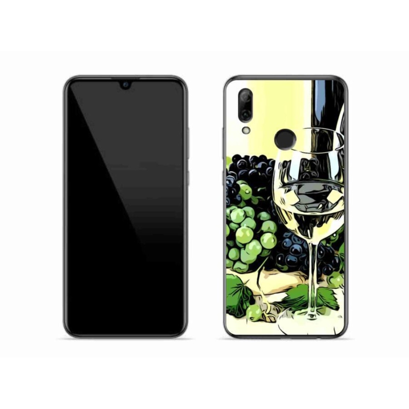 Zselés borító mmCase a Honor 10 Lite készülékhez - pohár bor