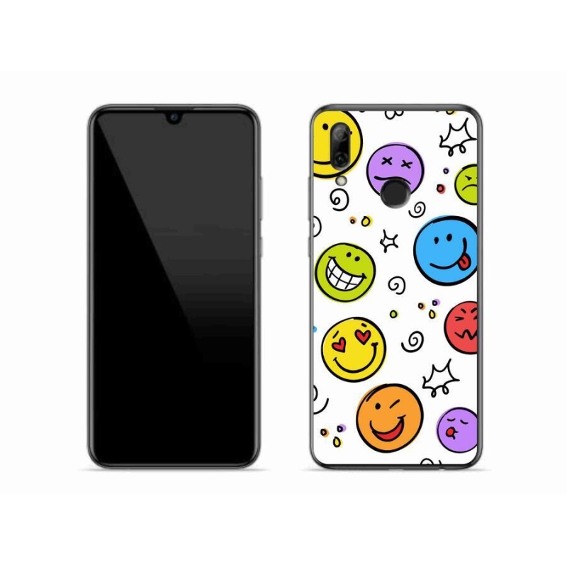 Gél borító mmCase a Honor 10 Lite készülékhez - smiley-k