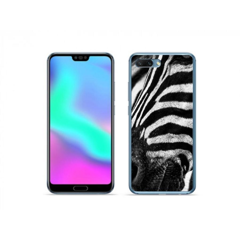 Zselés borítás mmCase a Honor 10 készülékhez - zebra