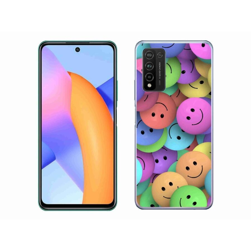 Gél borító mmCase a Honor 10X Lite készülékhez - színes smiley-k
