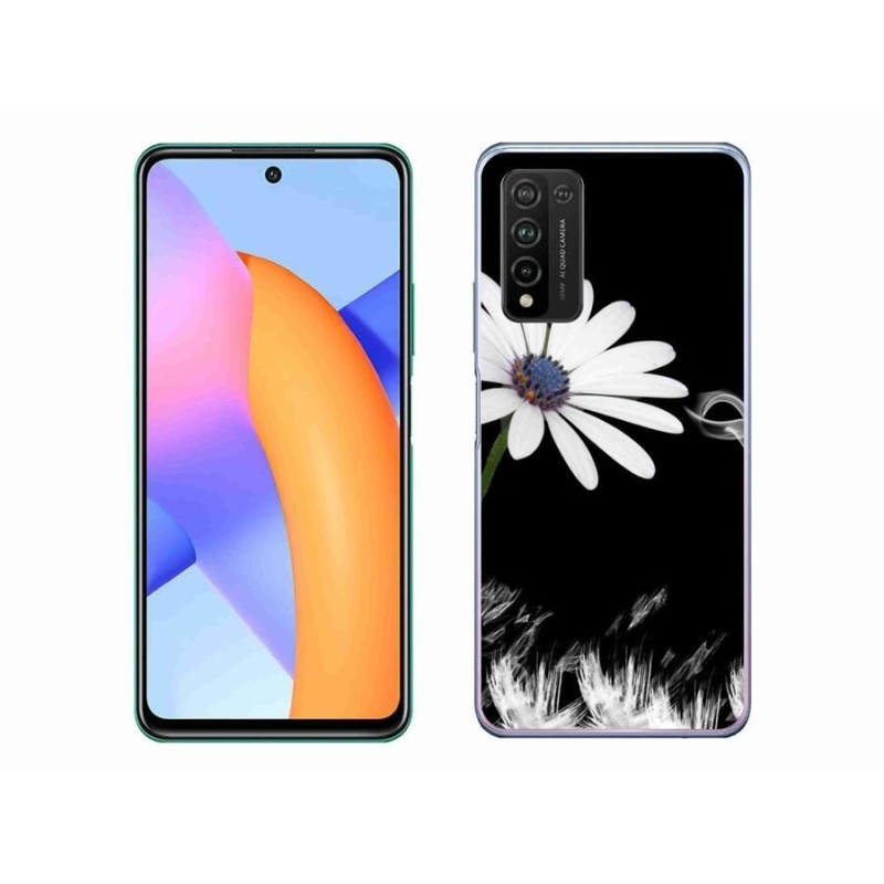Zselés borítás mmCase a Honor 10X Lite készülékhez - fehér virág