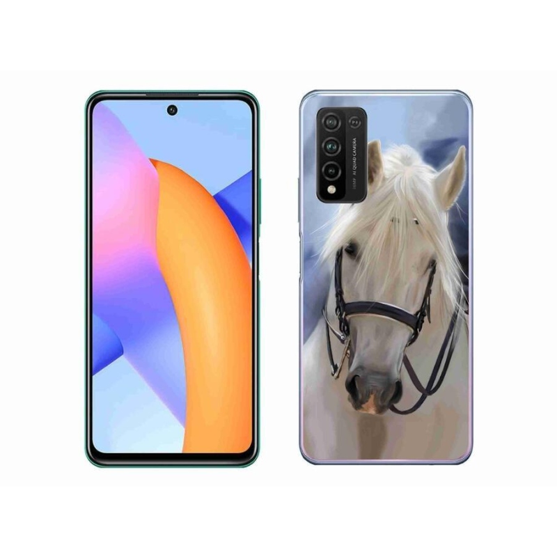 Zselés borítás mmCase a Honor 10X Lite készülékhez - fehér ló