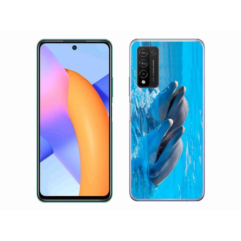 Zselés borítás mmCase a Honor 10X Lite készülékhez - delfinek