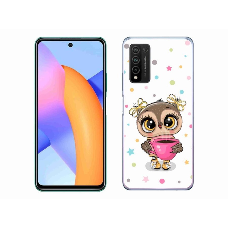 Gél borító mmCase a Honor 10X Lite készülékhez - rajzfilm bagoly