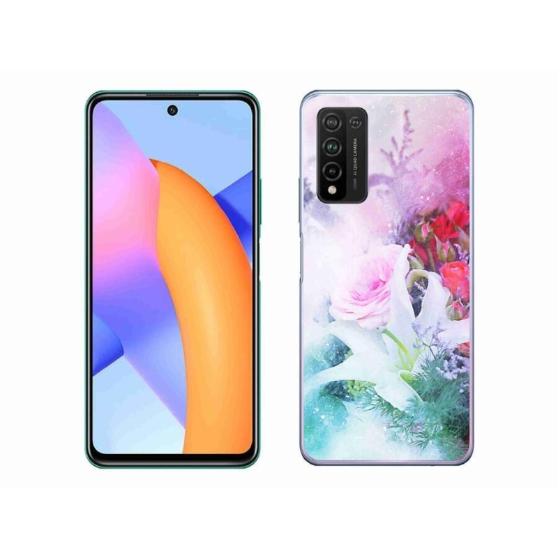 Zselés borítás mmCase a Honor 10X Lite készülékhez - virág 4