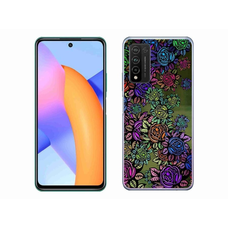 Gél borító mmCase a Honor 10X Lite készülékhez - virágok 6
