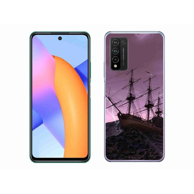 Zselés borítás mmCase a Honor 10X Lite-hoz - hajó a viharban