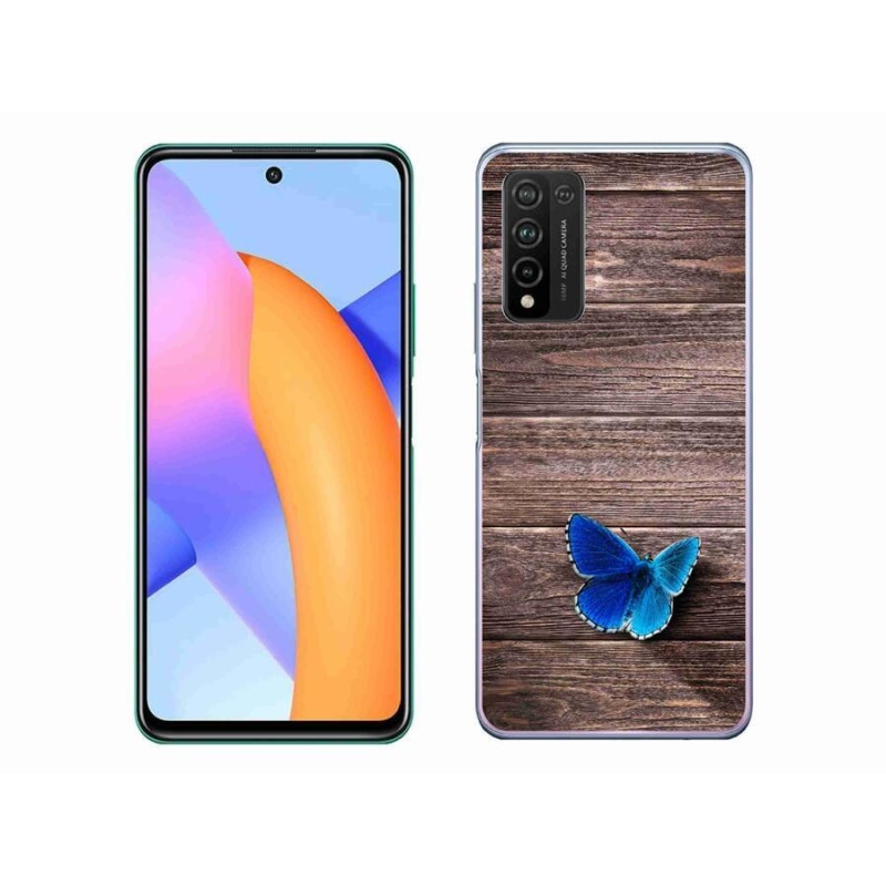 Zselés tok mmCase a Honor 10X Lite készülékhez - kék pillangó 1