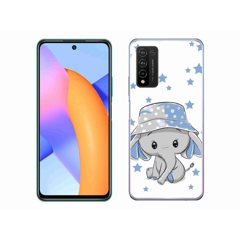 Zselés borítás mmCase a Honor 10X Lite készülékhez - kék elefánt