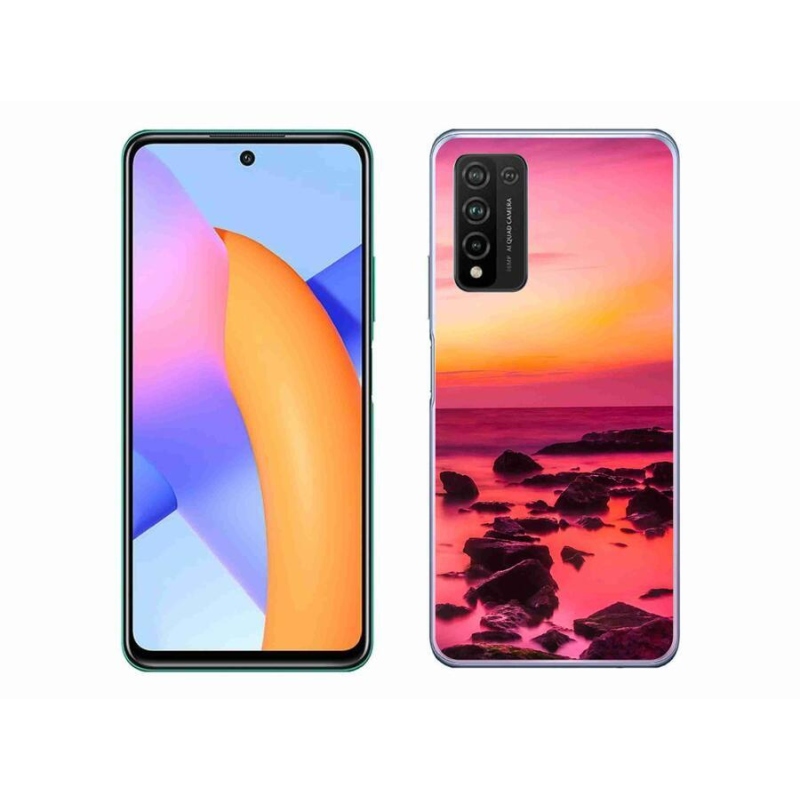 Zselés borítás mmCase a Honor 10X Lite készülékhez - tenger és ragyogás