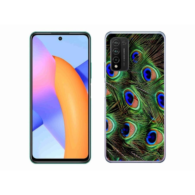 Zselés borítás mmCase a Honor 10X Lite készülékhez - pávatoll