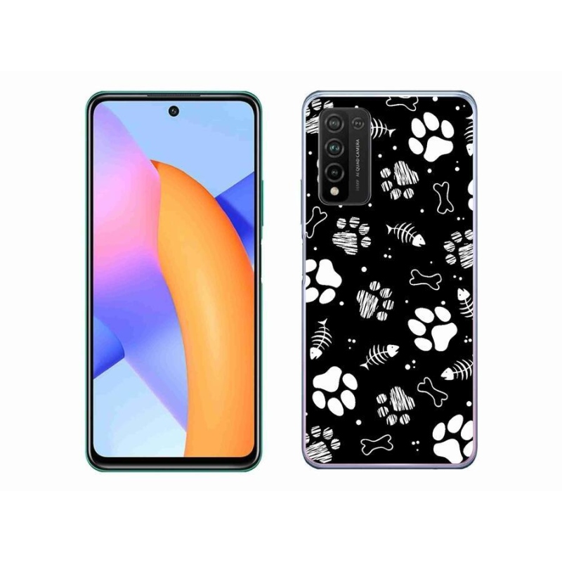 Gél borítás mmCase a Honor 10X Lite készülékhez - kutyamancsok
