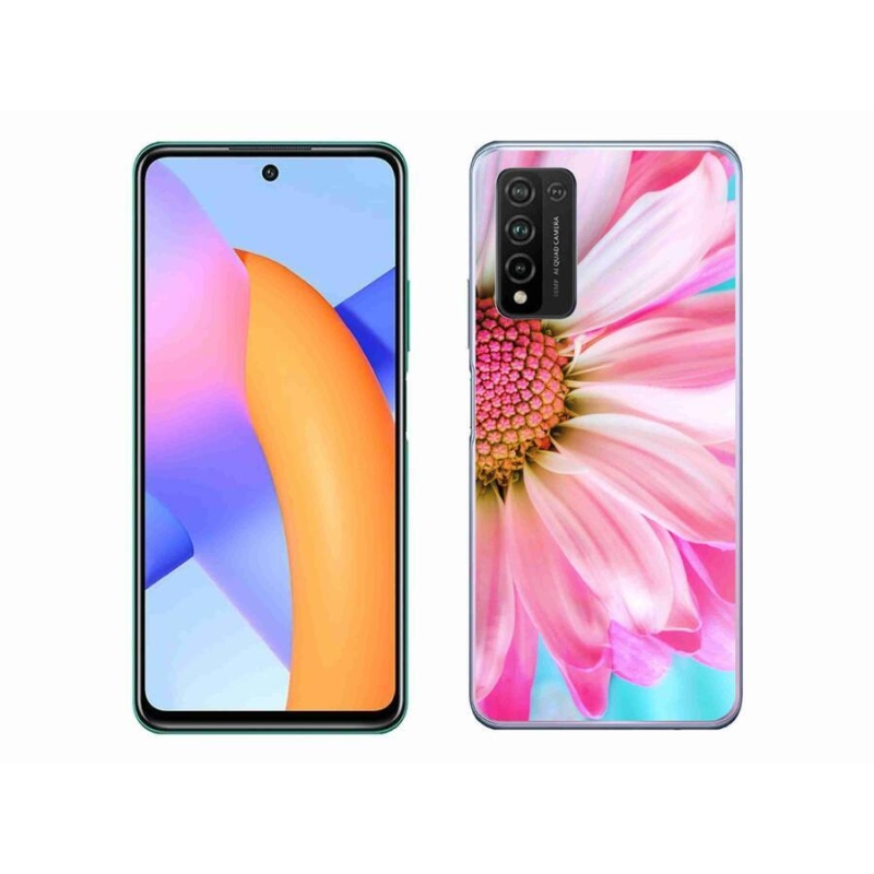 Zselés borító mmCase a Honor 10X Lite készülékhez - rózsaszín virág