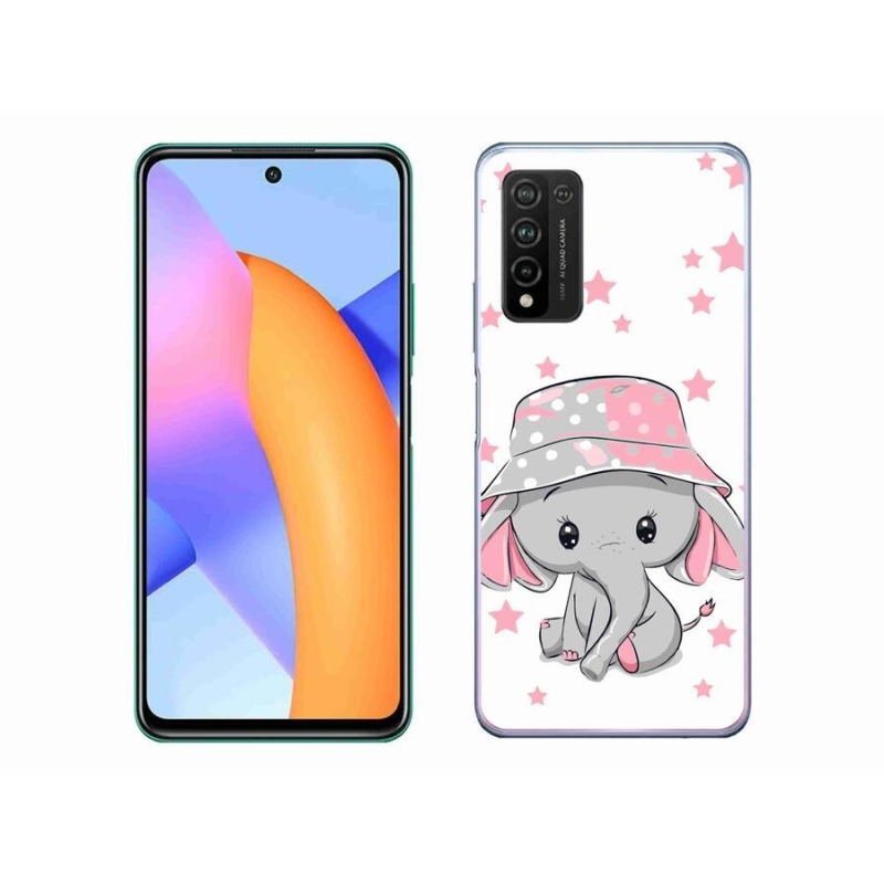 Zselés borítás mmCase a Honor 10X Lite készülékhez - rózsaszín elefánt