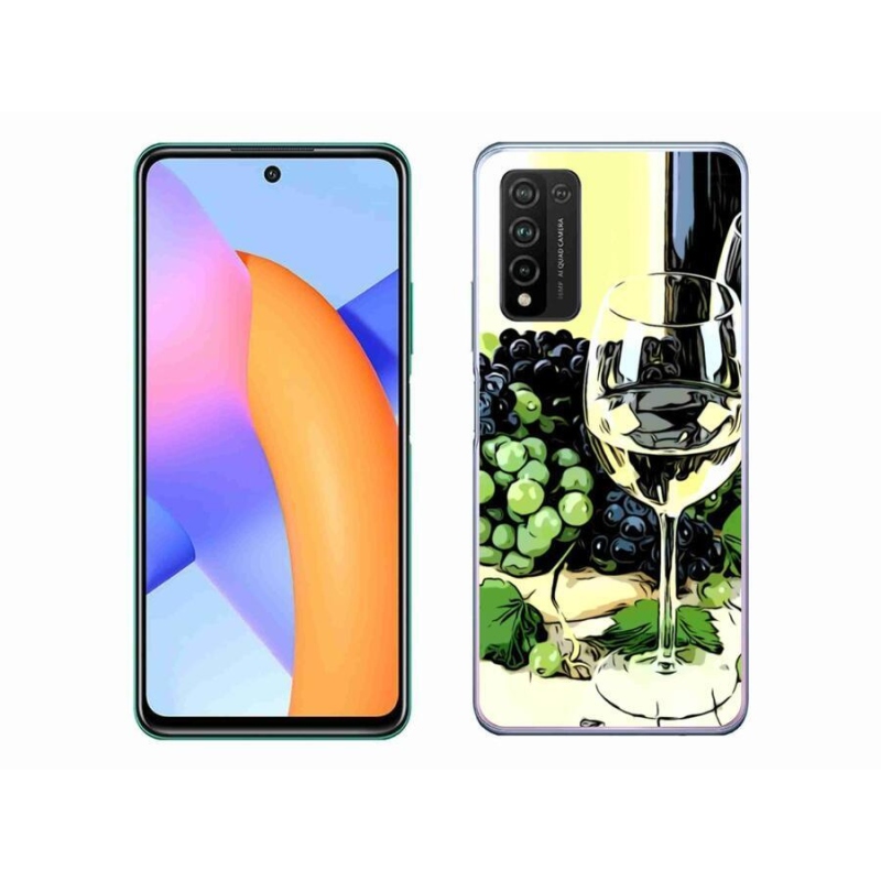 Zselés borítás mmCase a Honor 10X Lite készülékhez - pohár bor
