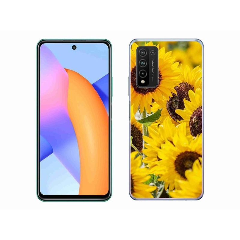 Zselés borítás mmCase a Honor 10X Lite készülékhez - Napraforgó