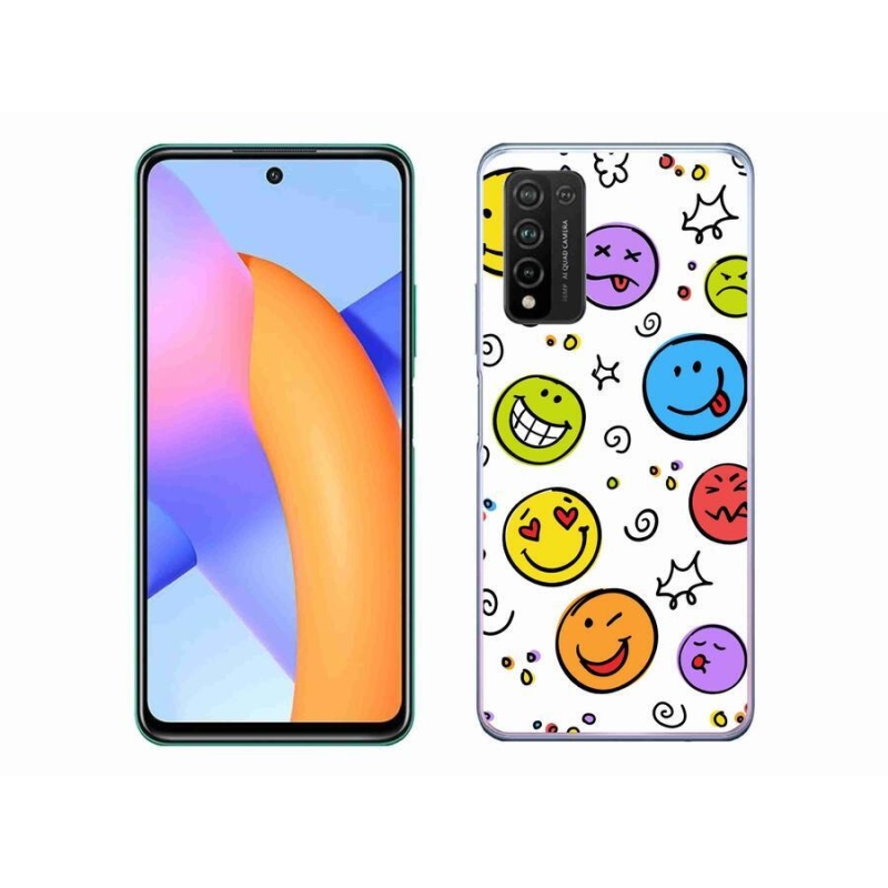 Gél borító mmCase a Honor 10X Lite készülékhez - smiley-k