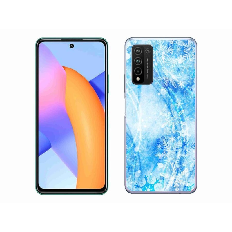 Zselés borítás mmCase a Honor 10X Lite készülékhez - hópelyhek