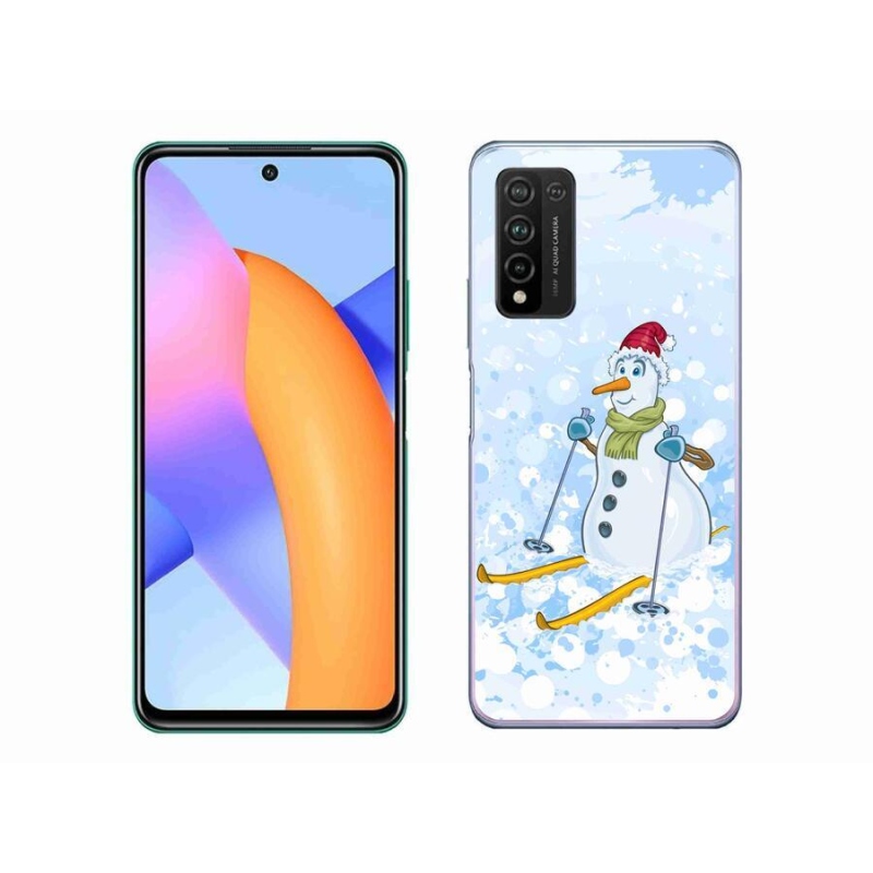 Zselés borítás mmCase a Honor 10X Lite készülékhez - hóember