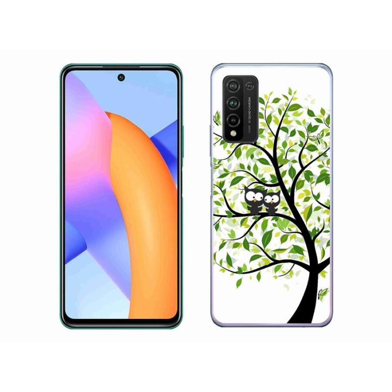 Zselés borítás mmCase a Honor 10X Lite készülékhez - baglyok a fán