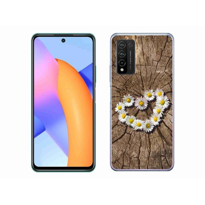 Zselés borítás mmCase a Honor 10X Lite készülékhez - százszorszépek szíve