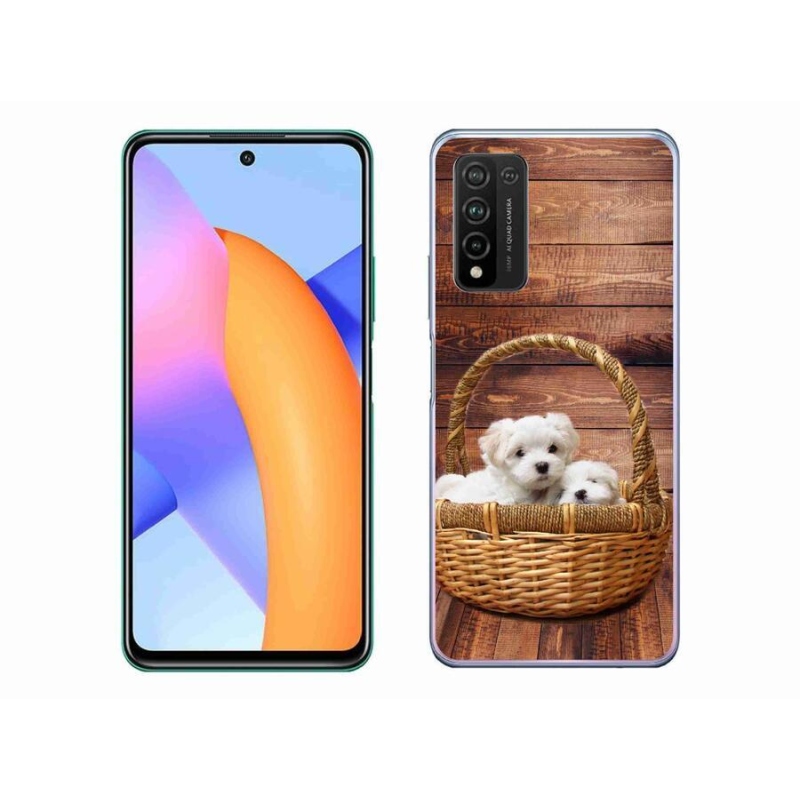 Zselés borítás mmCase a Honor 10X Lite készülékhez - kölyökkutyák