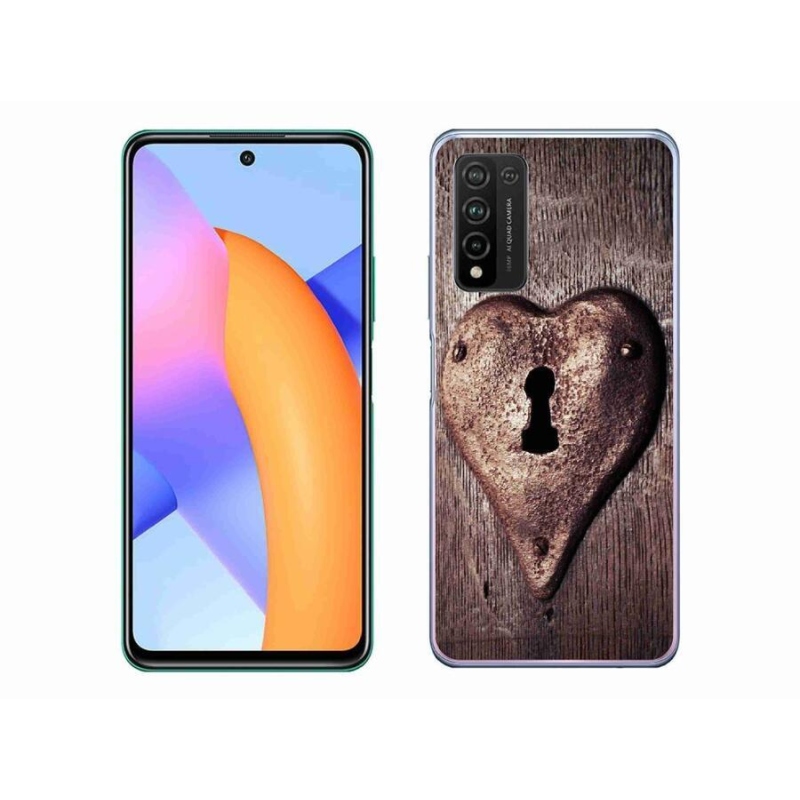 Zselés borítás mmCase a Honor 10X Lite készülékhez - szív alakú zár