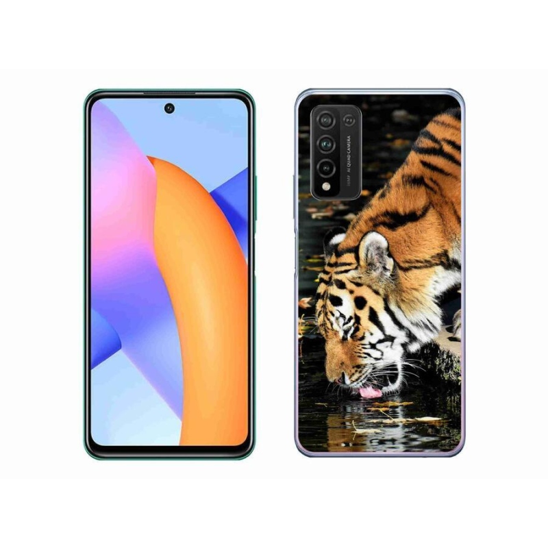 Gél borítás mmCase a Honor 10X Lite készülékhez - szomjas tigris
