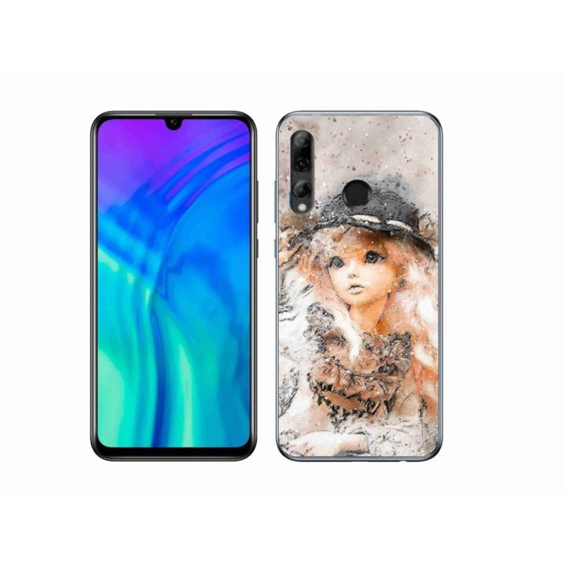 Gél borító mmCase a Honor 20 Lite-hoz - lány kalapban