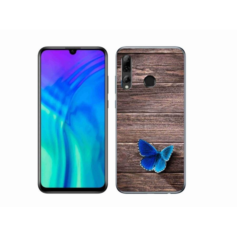 Zselés borítás mmCase a Honor 20 Lite-hoz - kék pillangó 1