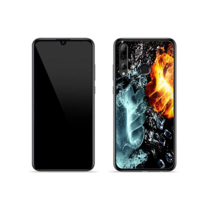 Zselés borítás mmCase a Honor 20 Lite-hoz - víz és tűz