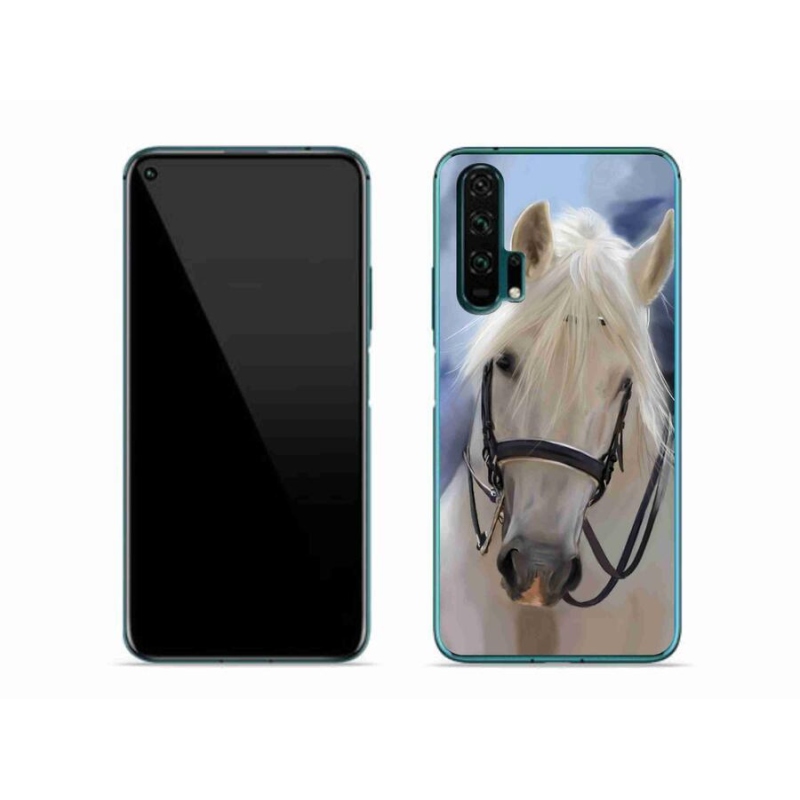 Zselés borítás mmCase a Honor 20 Pro-hoz - fehér ló