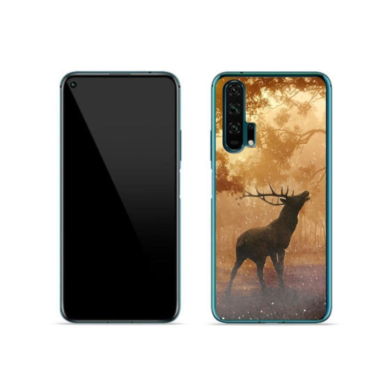 Zselés borítás mmCase a Honor 20 Pro számára - szarvas a szarvasbőgésben