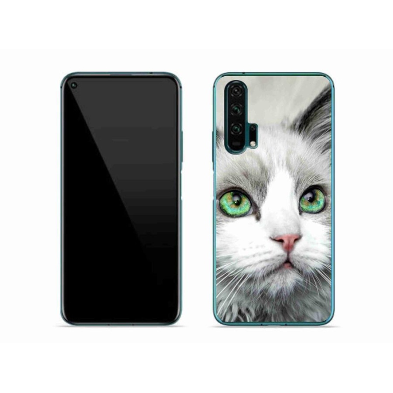 Zselés borítás mmCase a Honor 20 Pro számára - cat view
