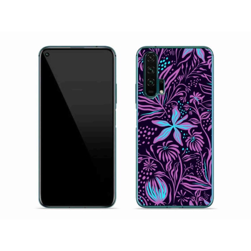 Zselés borítás mmCase a Honor 20 Pro számára - virágok 2