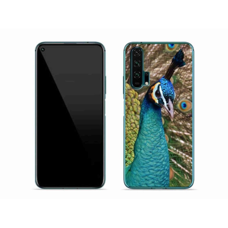 Zselés tok mmCase a Honor 20 Pro-hoz - páva