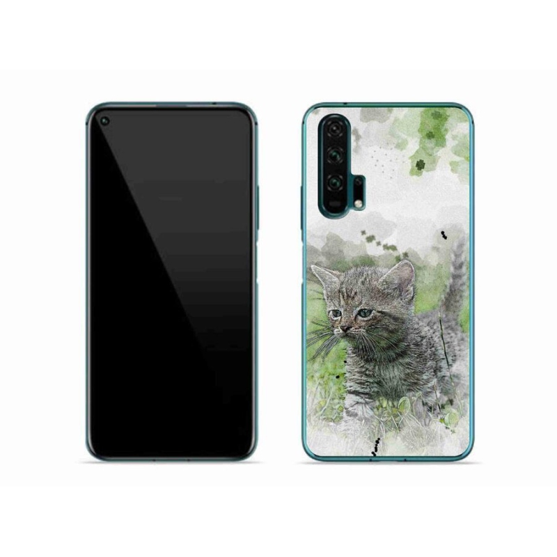 Gél borítás mmCase a Honor 20 Pro-hoz - aranyos cica 1
