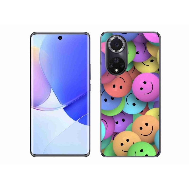 Zselés borító mmCase a Honor 50 készülékhez - színes smiley-k