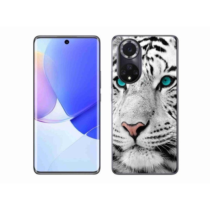 Zselés borító mmCase a Honor 50-hez - fehér tigris