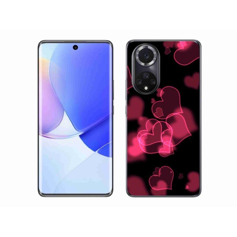 Zselés borítás mmCase a Honor 50-hez - piros szívek