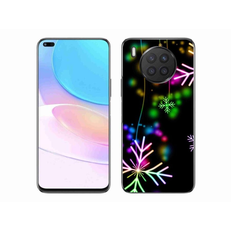 Zselés borítás mmCase a Honor 50 Lite készülékhez - színes pelyhekkel