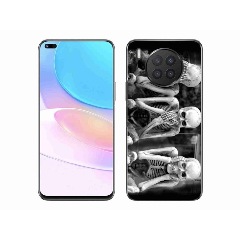 Zselés borítás mmCase a Honor 50 Lite készülékhez - csontvázak